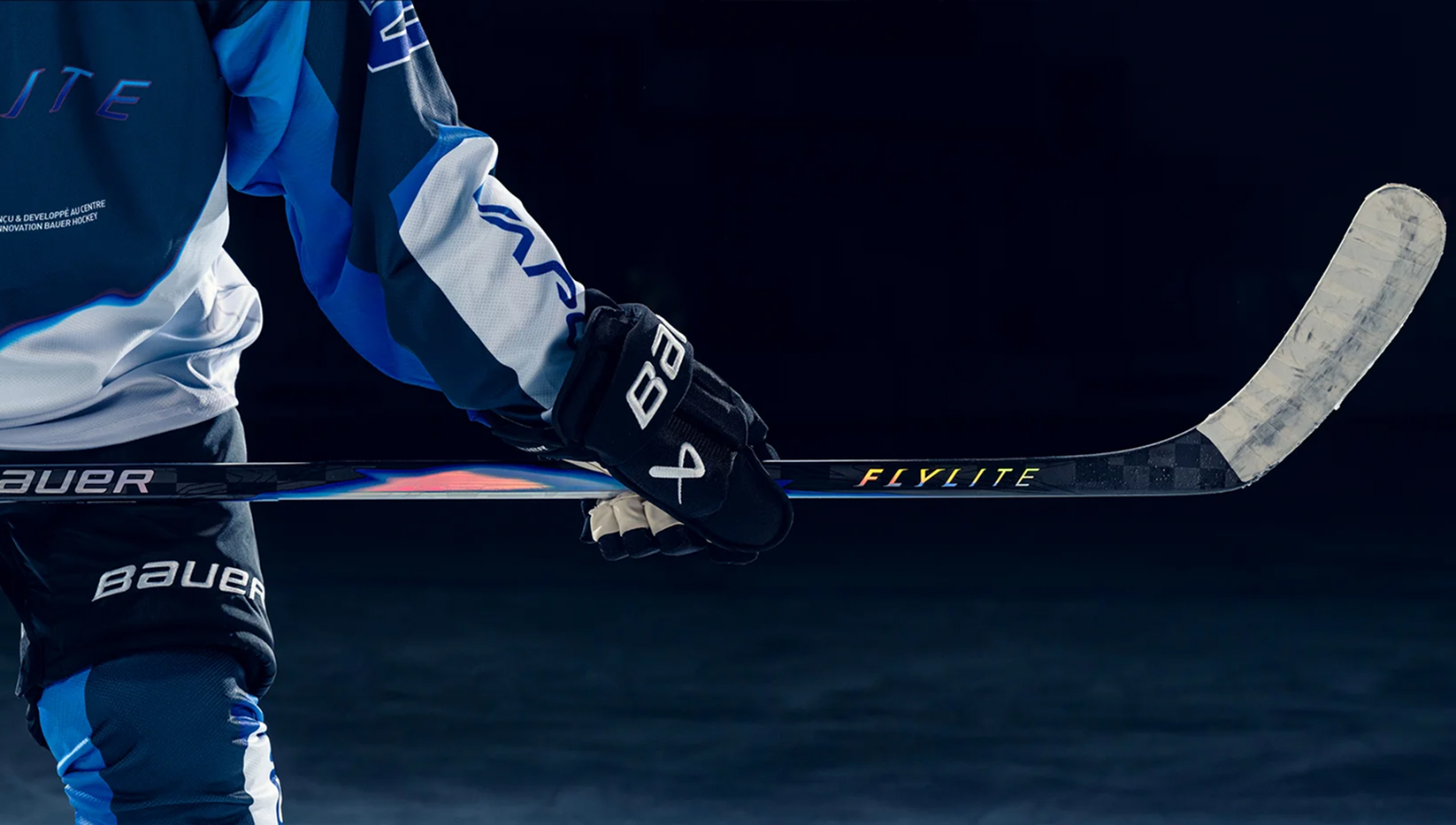 Ice Hockey Sticks and Skates